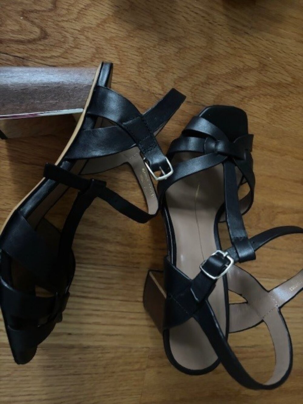 Lola Cruz black sandals - size 38